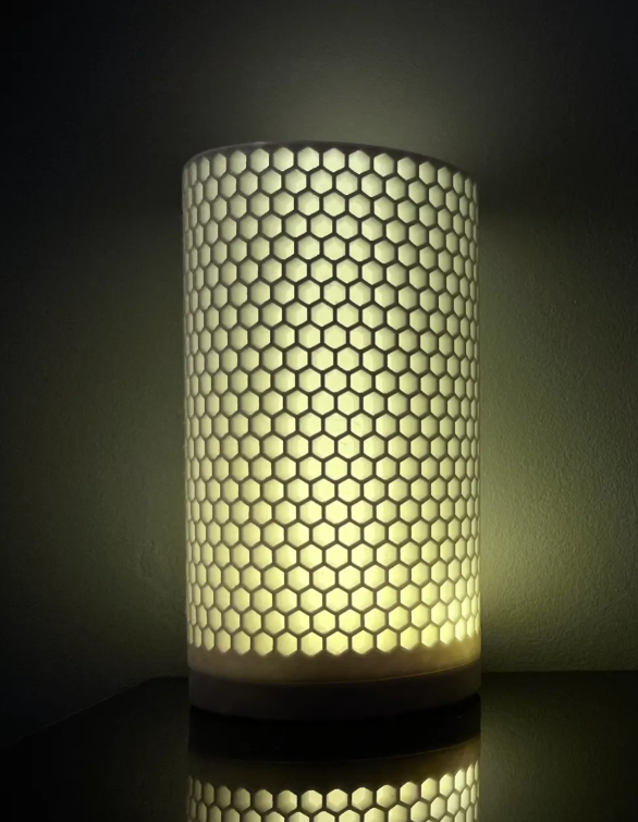Hive Lamp — 3D printed by Moon Studio 3D